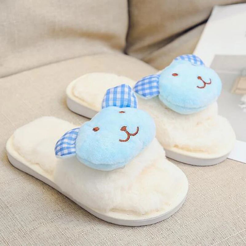 Новые милые зимние носки с мультипликационным принтом Медвежонок для девочек