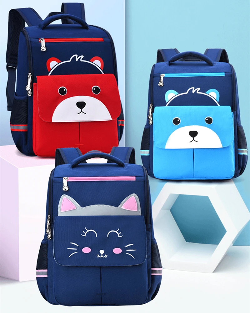 Kids High-capacity School Backpack Kawaii Primary School Bag for Girls Boys Waterproof Children School Bags Mochila New