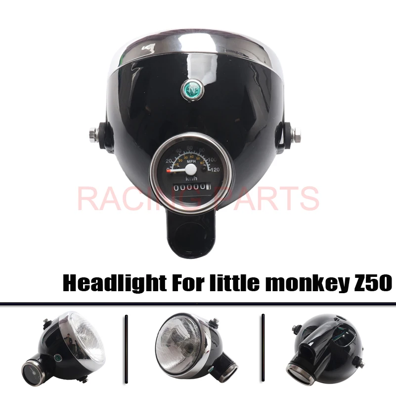 

1pc Lighthouse Motorcycle Front Headlamp Headlight Fit for macaquinho Z50 Little Monkey Small Motorcycle Headlight