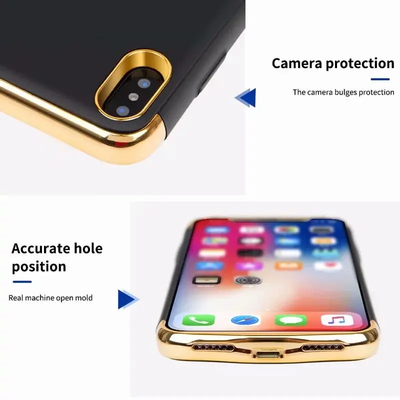Горячие батарея зарядное устройство чехол для iphone 6 6s 7 8 X XS MAX XR Дополнительный