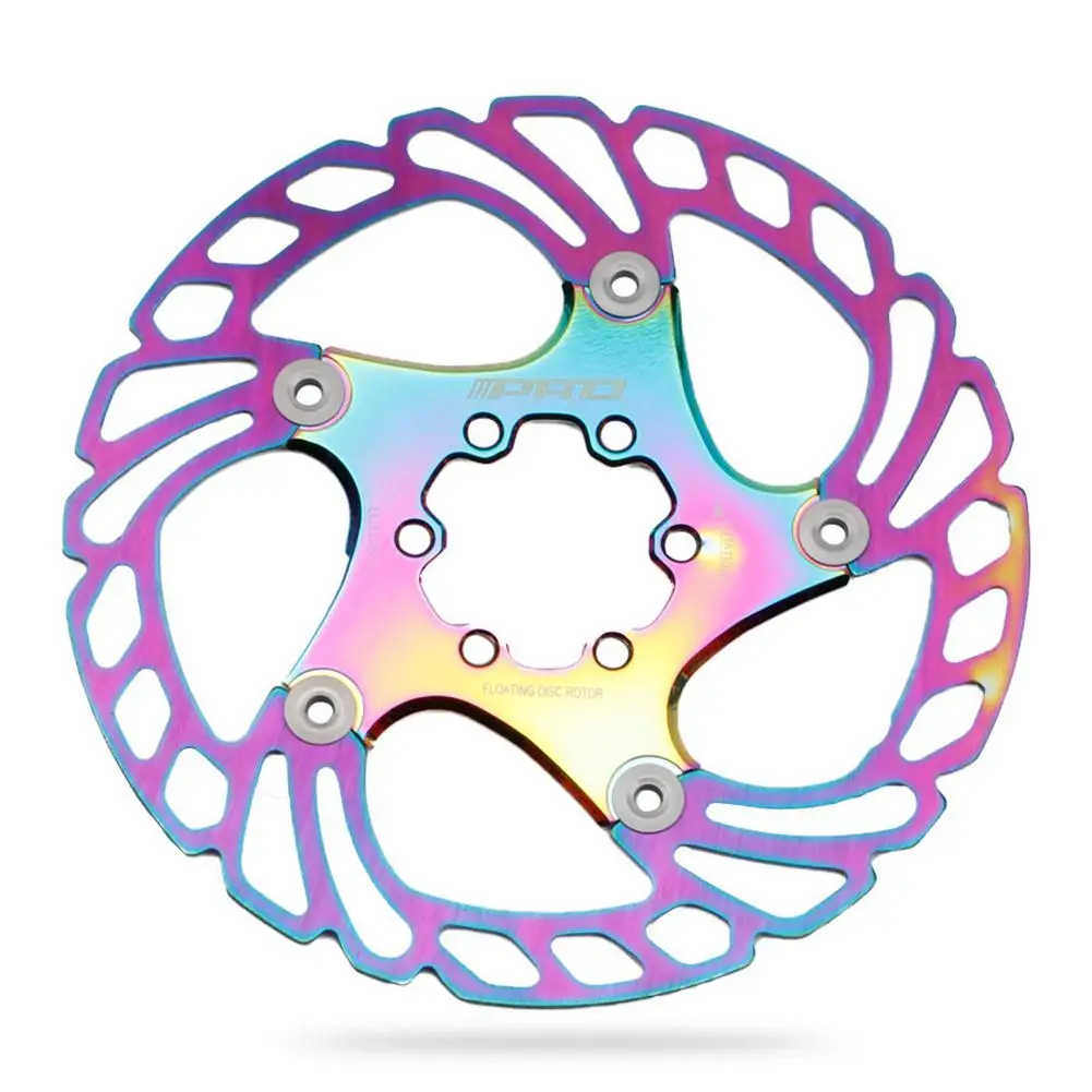 

Colorful Floating Disc MTB Mountain Bike Brake 140/160/180/203mm Six Nail Disc Brake Plate Road Bicycle Cycling Parts