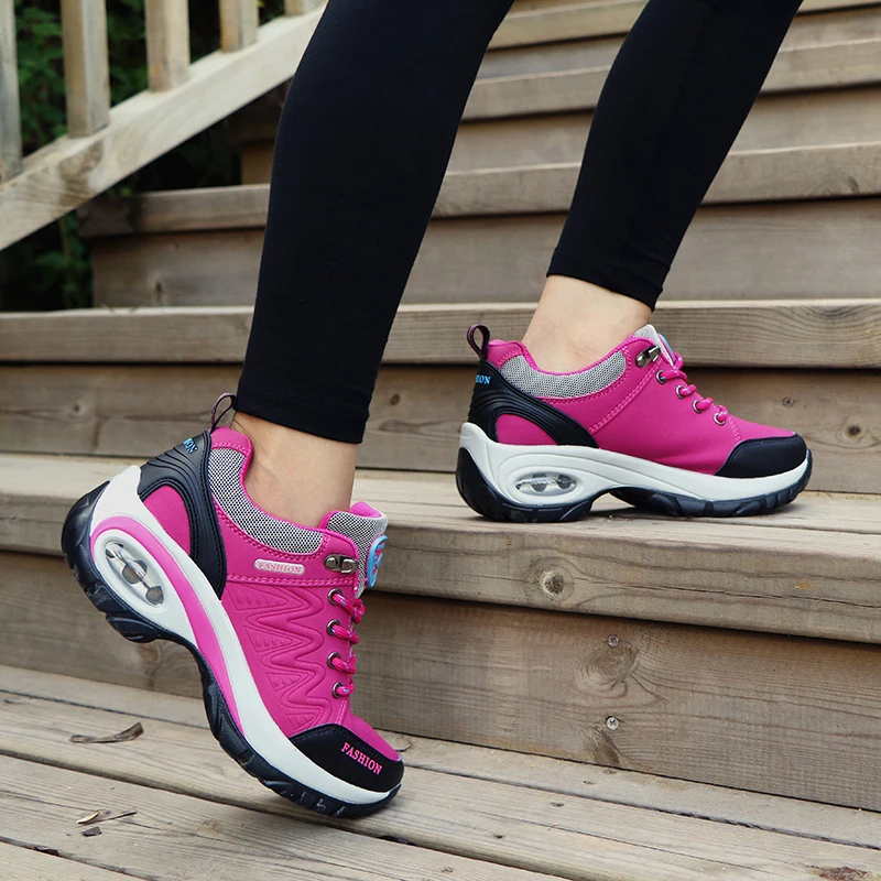 Новинка Уличная обувь для пеших прогулок Женские повседневные кроссовки бега
