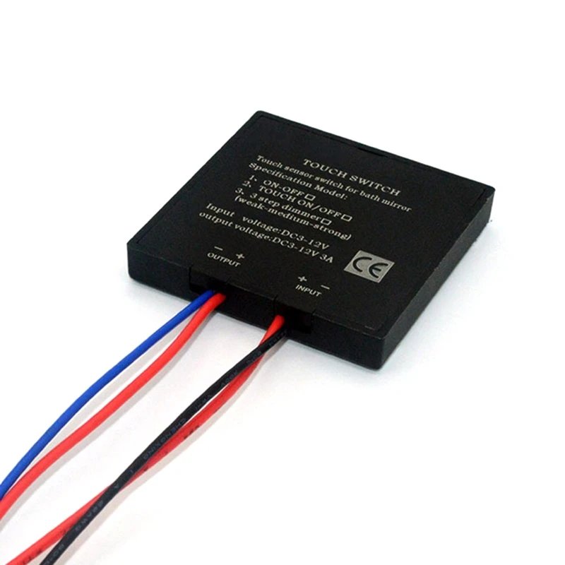 

3-step Dimmer Color Temperature USB Smart Touching Sensor Switch for Mirror Lamp