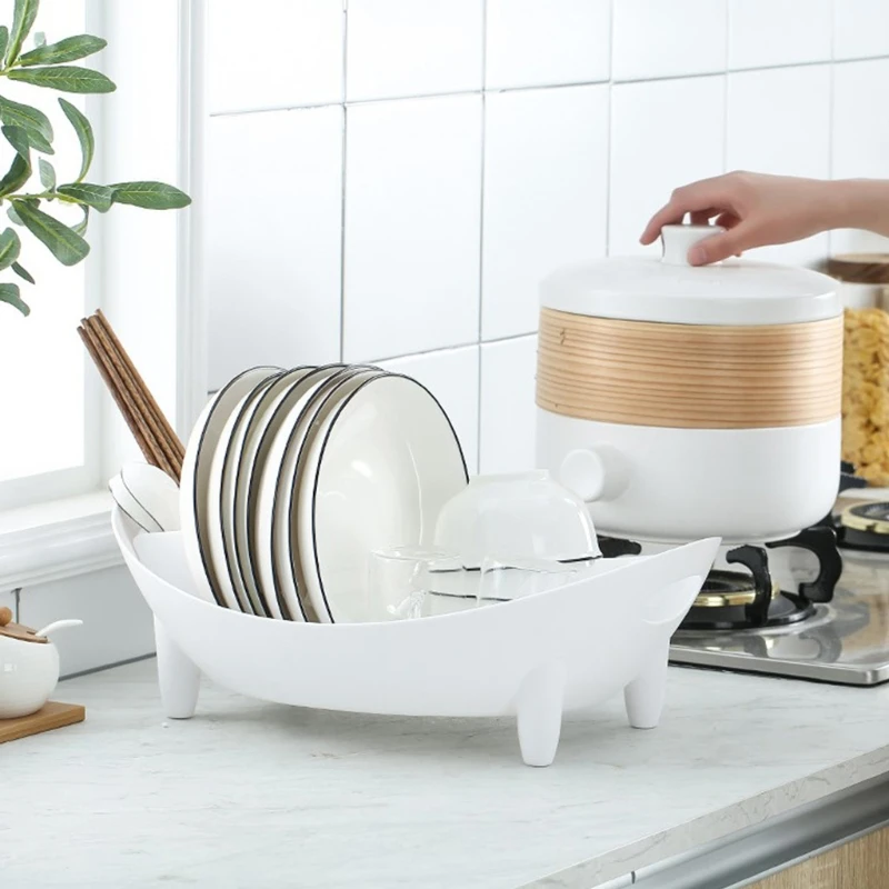 

Сушилка для посуды, овальная сушилка с держателем для посуды, органайзер-корзина для столовых приборов