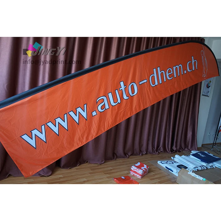 Открытый пляжный флаг/рекламные флаги/напечатанный ваш логотип/4 2 м высокий 4 шт с