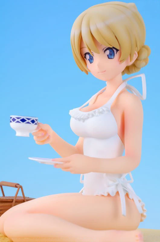 Аниме 10 см девушки унд Panzer Darjeeling Wave Queens Ver. ПВХ фигурка Коллекционная модель кукла