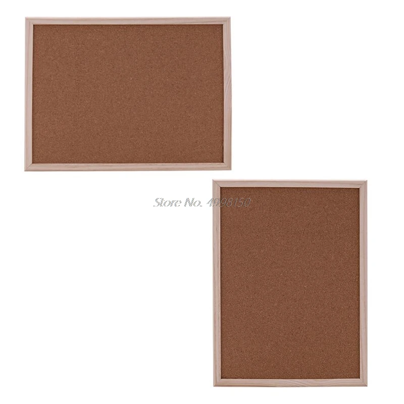 40x60 см пробковая доска для рисования деревянная рама белые доски дома или офиса