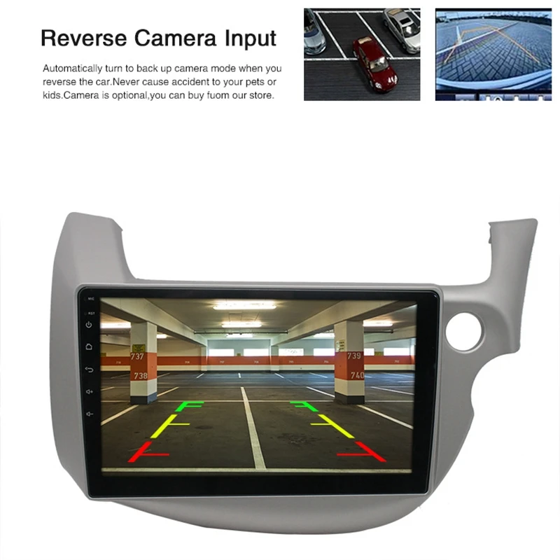 1 + 16G Android 8 автомобильный Радио мультимедийный плеер для Honda Fit правый руль 2008-2013