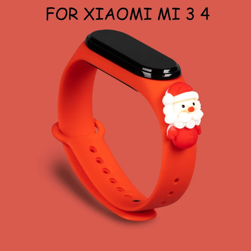 

Ремешок силиконовый для Xiaomi Mi 3 4, спортивный сменный Браслет для Mi Band 4