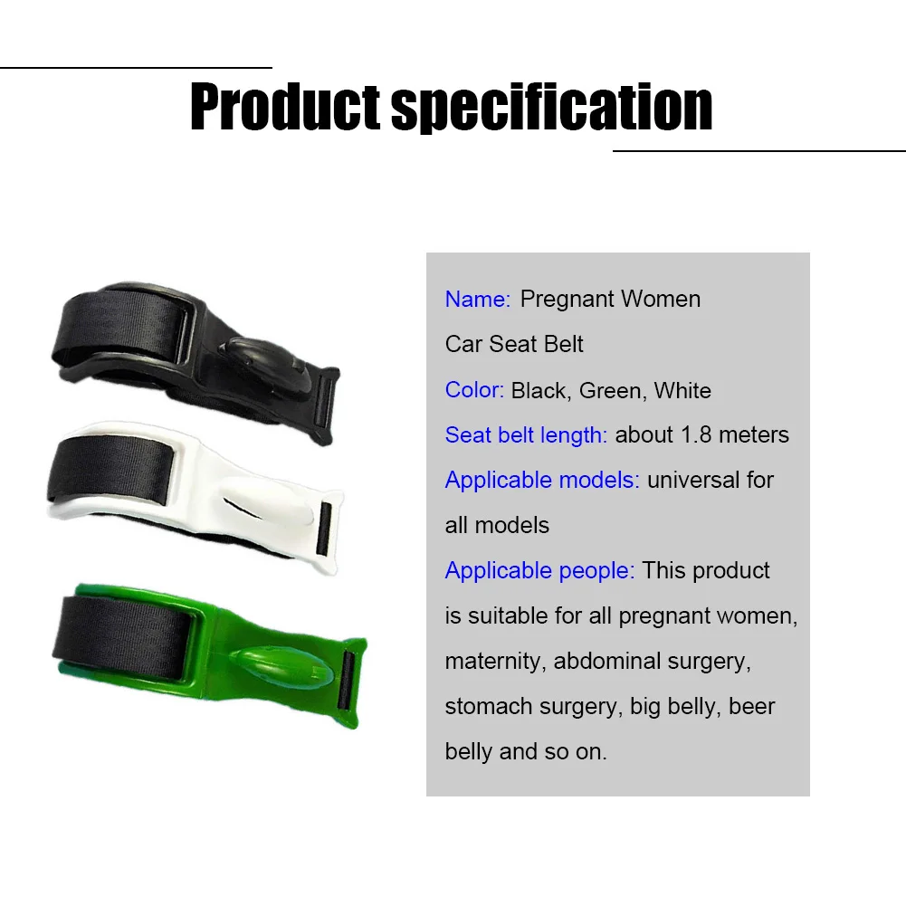 

Special Belt Adjuster for Pregnant Car Loose and Comfortable Seat Belts for Pregnant Women Protects Belt Pregnant Woman's Belly