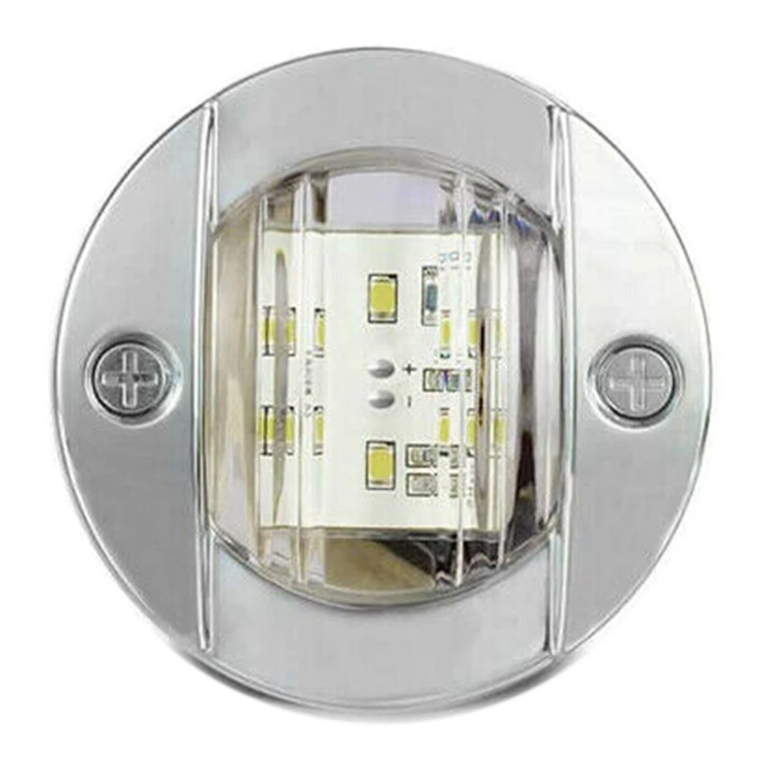 

2Pcs Universal Blue Round 12V Marine Boat Navigation Light Indicator Lamp 6-LED ABS IP67 Waterproof