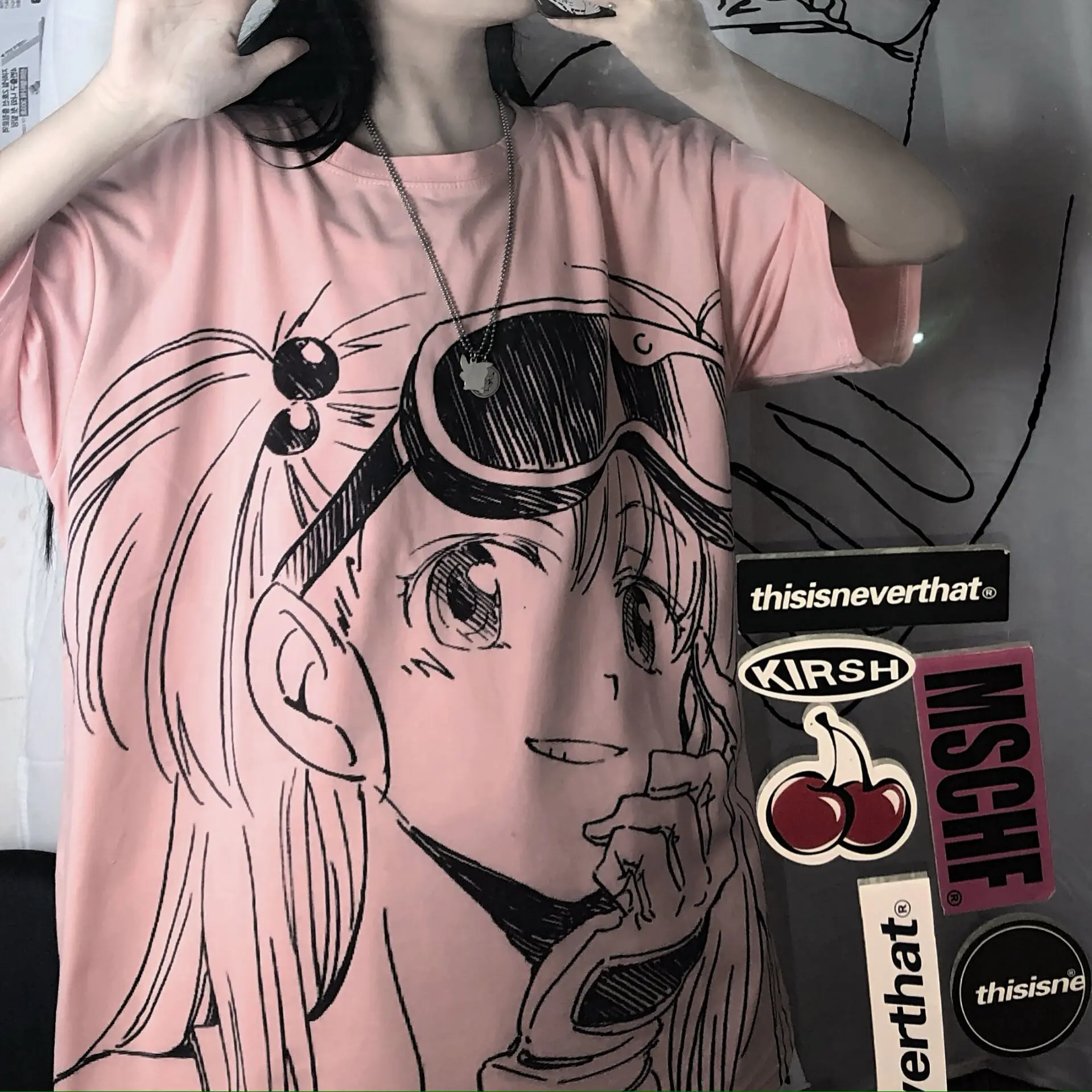 Женские футболки оверсайз женская одежда летние топы Мультяшные повседневные