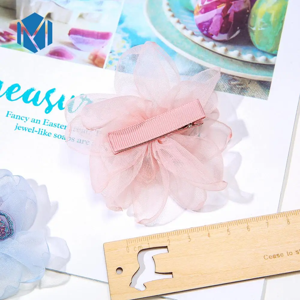 Детские закрытые заколки для волос детей аксессуары безопасные милые пряжа