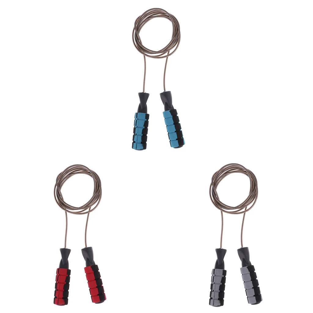 Эластичный Скакалка Легко регулируемые удобные ручки для мужчин женщин и детей