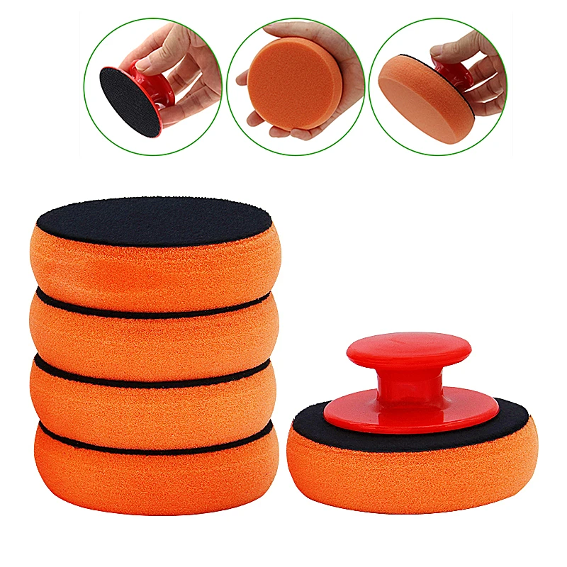 Подушечки для полировки воском автомобильной мойки набор инструмент очистки