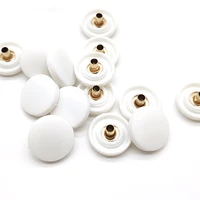 50pcs resin snaps top cover black and white nylon material buttons plastic snaps button rivet button accessories t3t5 t8 button