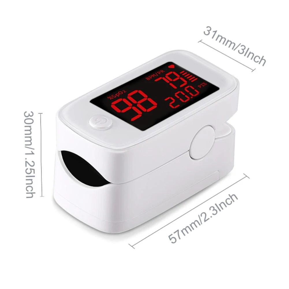 Пульсоксиметр Пальчиковый портативный цифровой измеритель пульса и уровня