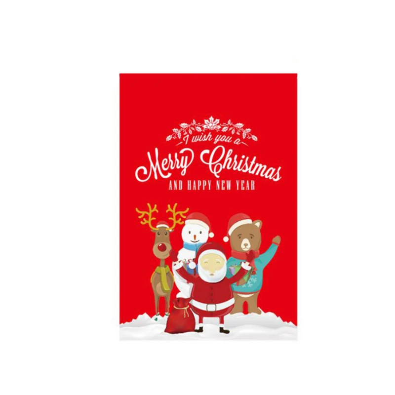 Новый большой Рождественский Санта Клаус 2020 флаг двусторонняя ткань наружное