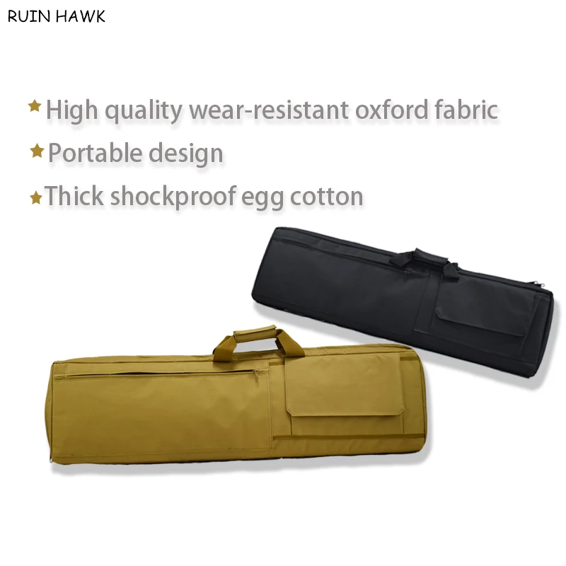 

85cm/100cm Egg Cotton Square Nylon Tactical Military Rifle Bag For Airsoft Shooting Hunting Accessories