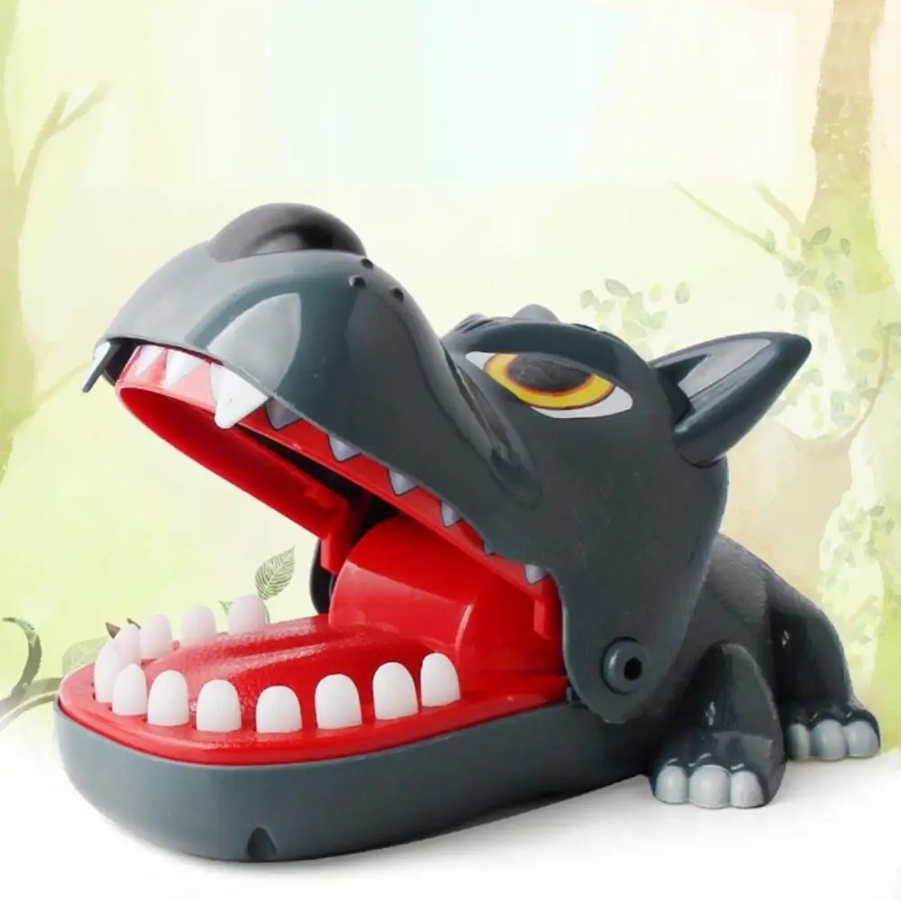 Рот укуса палец игрушка серии животных потянув зубы бар игры игрушки дети