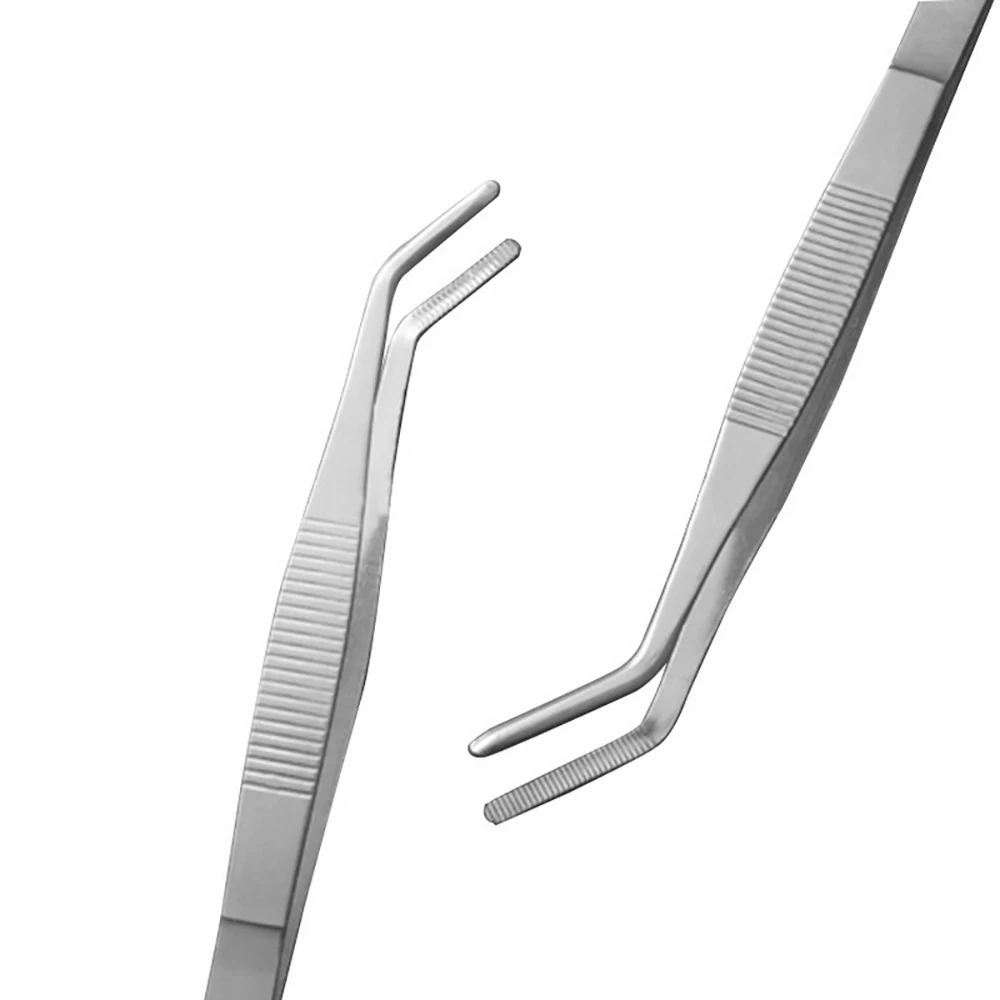 

Stainless Steel 430 Anti-iodine Medical Tweezers Long Straight Forceps 12.5cm-30cm Straight Head Elbow Thicken Medical Tools