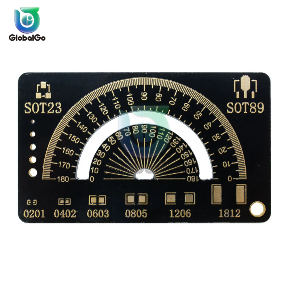 4 см многофункциональная измерительная линейка PCB инженерная с брелоком