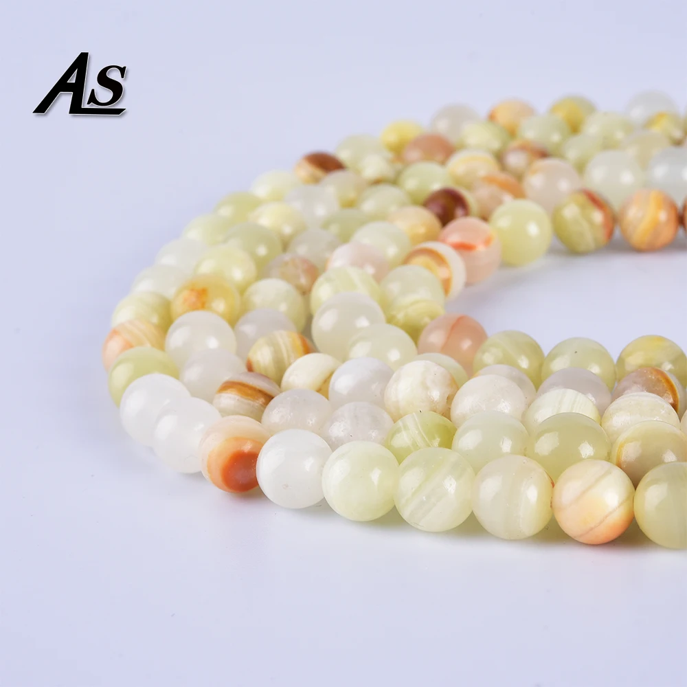 Круглые бусины Asingeloo незакрепленные из природного австралийского камня для