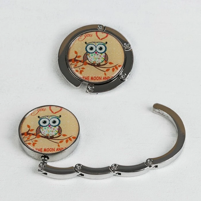 Крючок для сумки и зонта Сова d = 4 5 см|Крючки направляющие| |