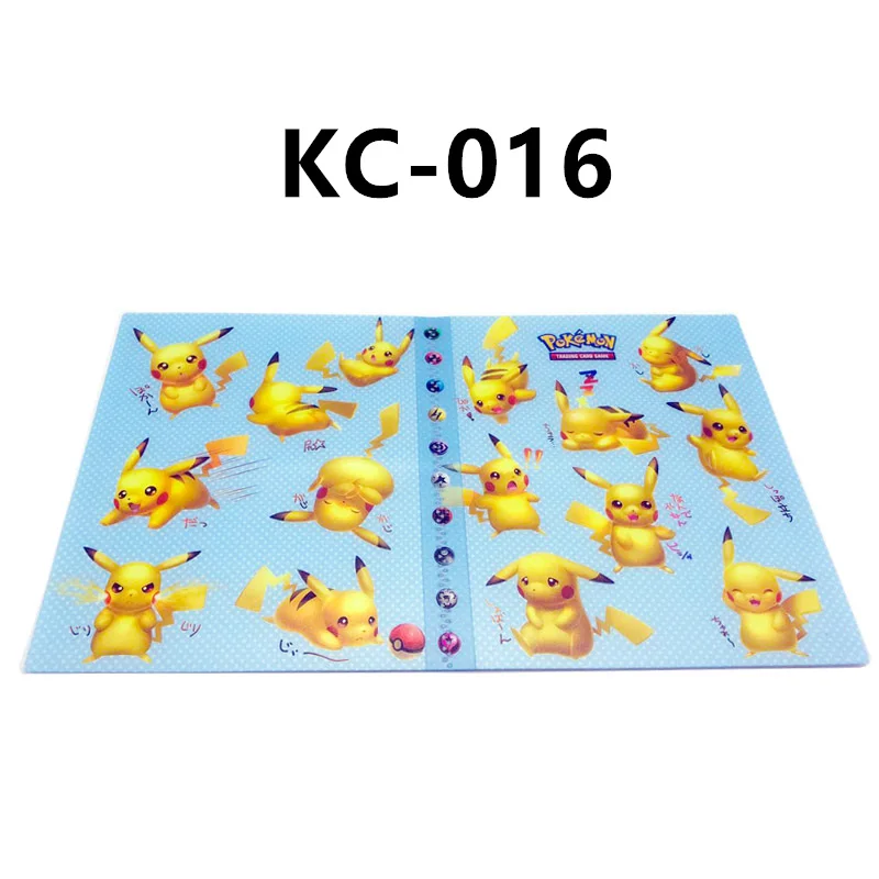 KC-016 Коллекция карточки с покемонами альбом книга мультфильм аниме Карманный Монстр Пикачу 240 шт держатель альбомная игрушка для детей подарок - Цвет: KC-016