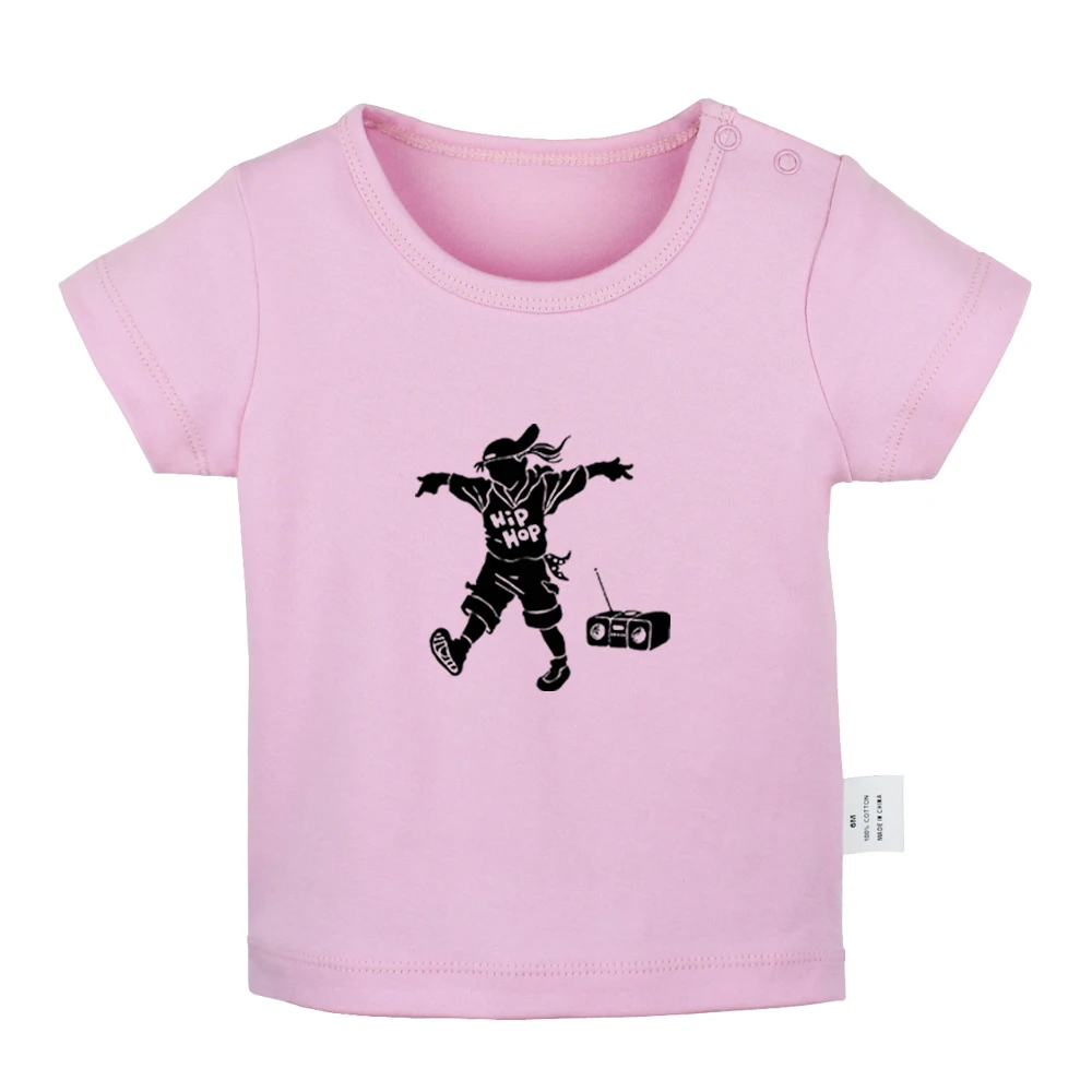 Футболка детская однотонная с коротким рукавом в стиле хип-хоп |