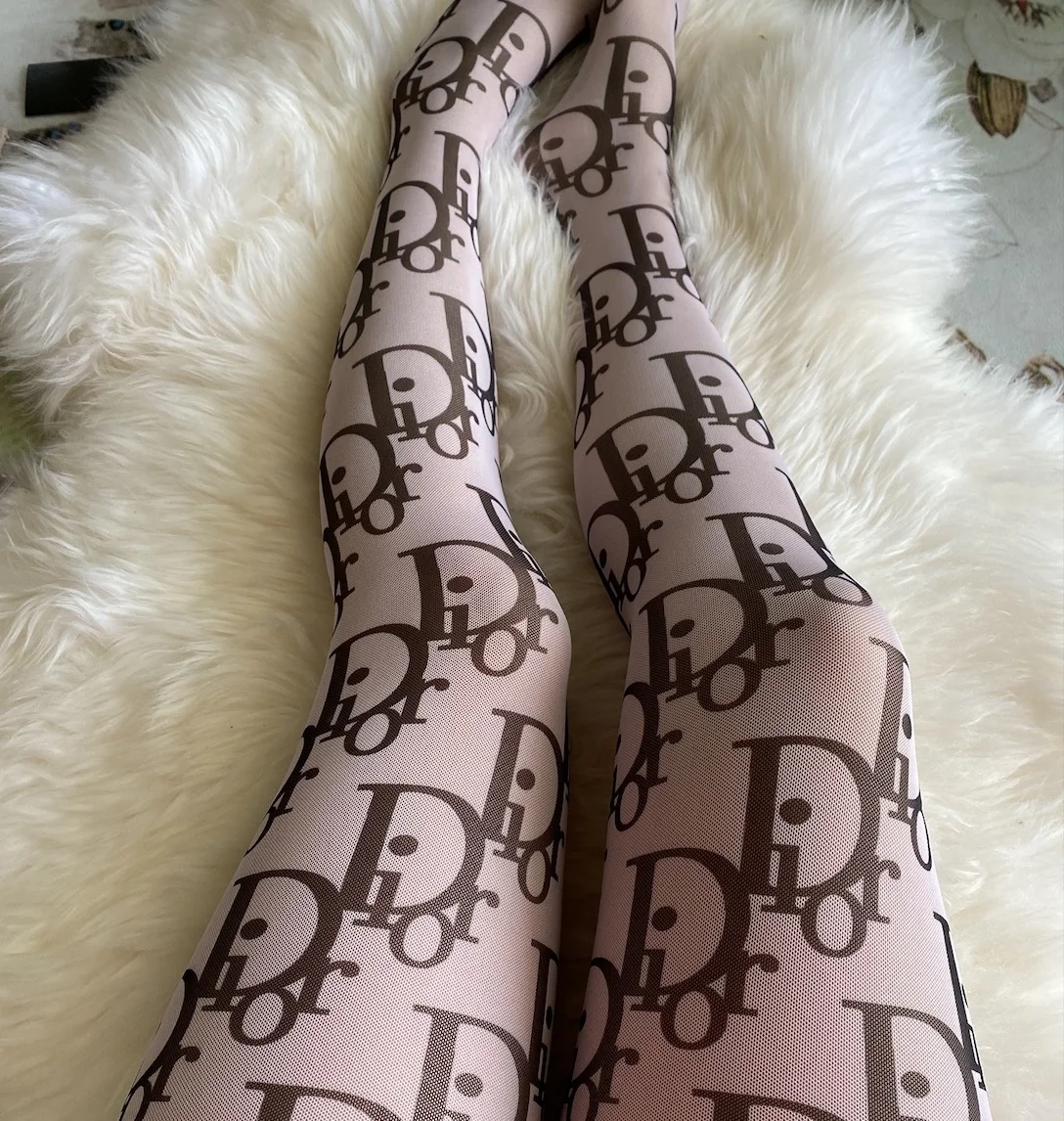 

Gg Leggings Stockings Women G Letter Tights Fashion Design Black Fishnet Pantyhose Sexy Silk Bottom Mesh Pants Lady