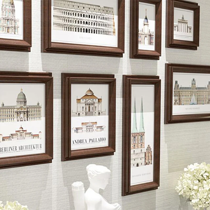 Коллаж фото рамка 9 шт./компл. Винтаж рамы для картин порта Retrato квадратные