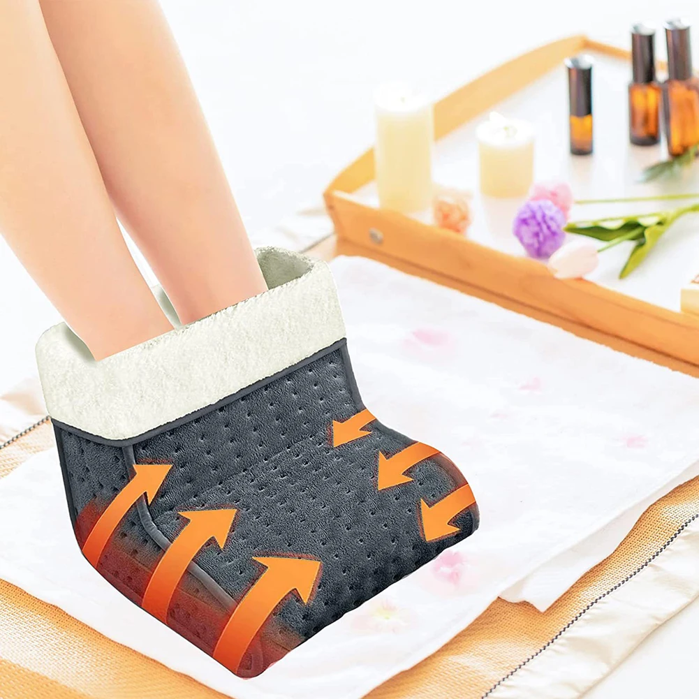 Foot Warmer Heating Pad Electric Heated Seat Warm Washable Heats Control Settings Cushion Thermal Massage | Дом и сад