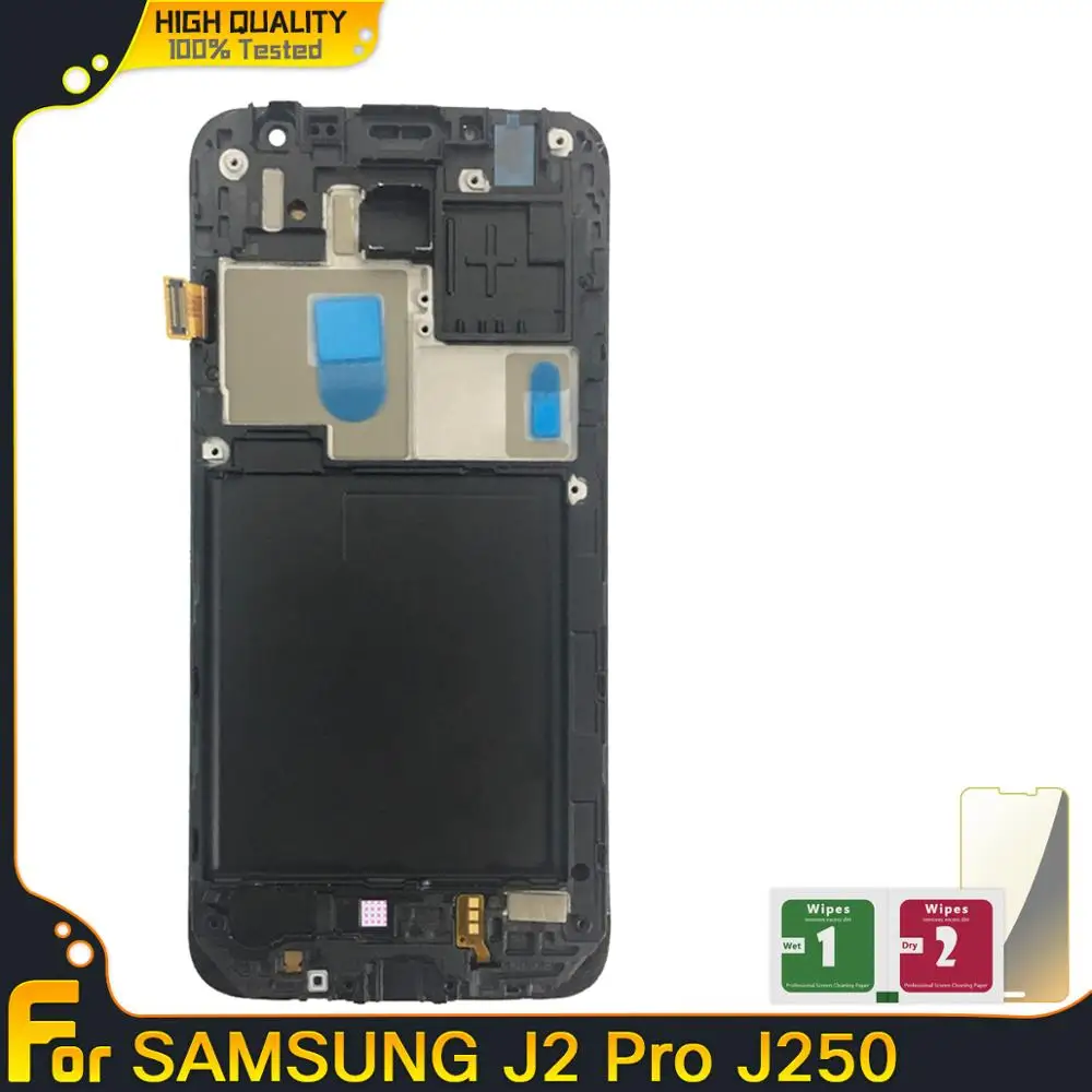 ЖК дисплей сенсорный экран дигитайзер в сборе для Samsung Galaxy J2 Pro 2018 J250 J250F SM J250F/DS