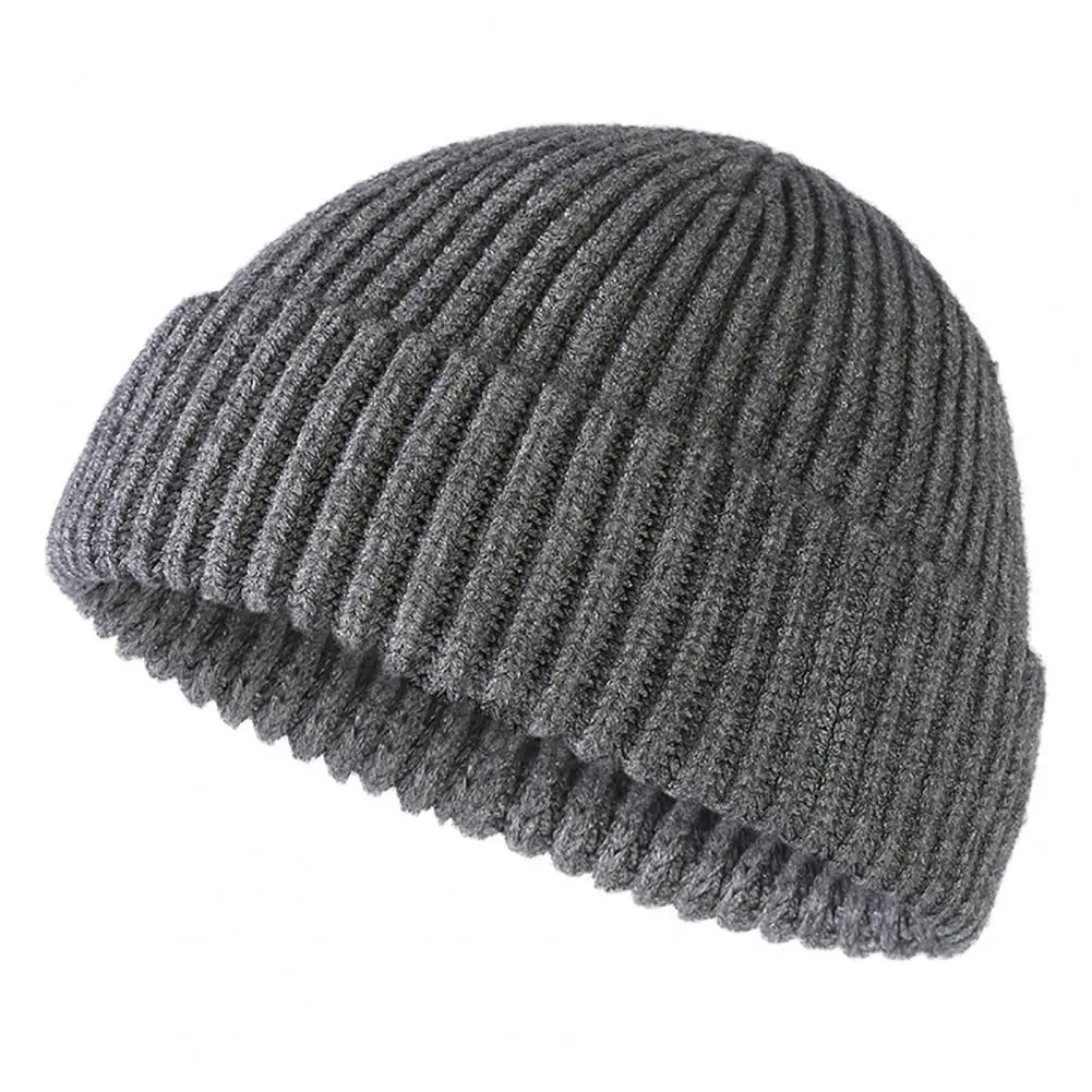 

Unisex Fashion Solid Color Winter Warm Knitted Beanie Hat Cap Outdoor Supplies