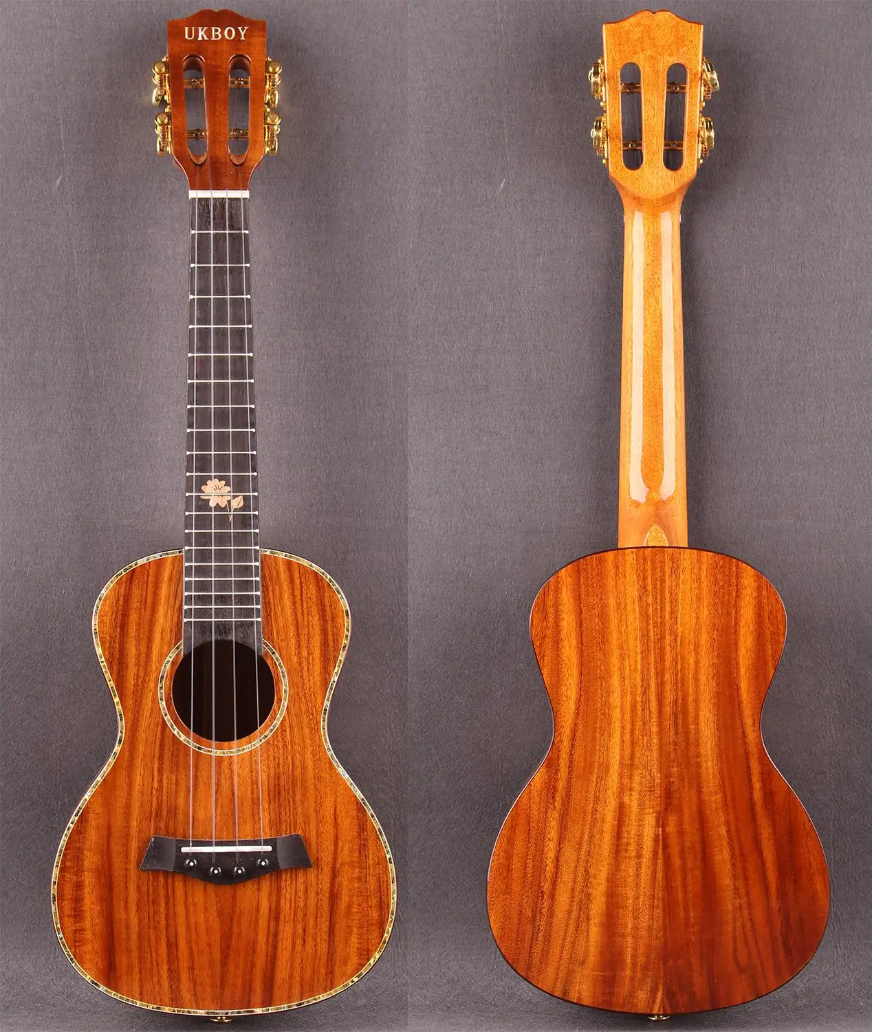 

Concert And Tenor Whole Solid Ukulele All Solid KOA Wood acacia Wood укулеле 4 струны 4 strings Guitar With EVA hard Case