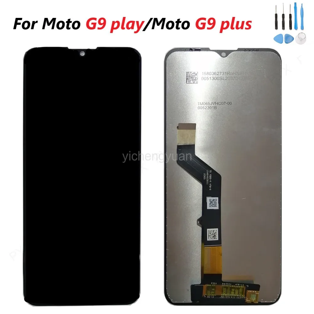 

Оригинальный ЖК-дисплей 6,5 ''для Motorola Moto G9 Play, ЖК-дисплей с сенсорным экраном, дигитайзер в сборе для Moto G9 plus, ЖК-дисплей G9 power
