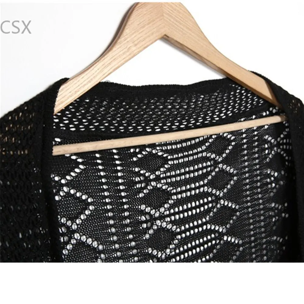 Женский кардиган с рукавами летучая мышь осенне весенний вязаный свитер пальто