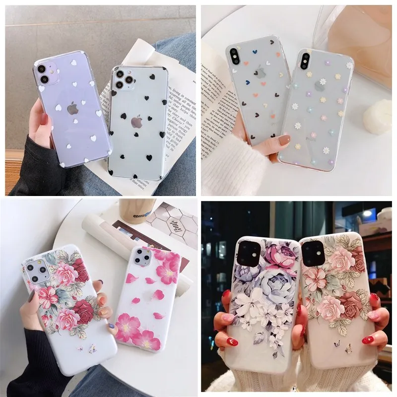 Чехол для iphone 11 pro max x xs xr 6s 6 7 8 plus se 5s 5 силиконовый мягкий защитный чехол чехлы с