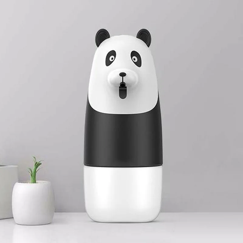 

280ml USB Charging Automatic Liquid Soap Dispenser Touchless Sensor Infrared Induction Bashroom Panda Foam Hand Washer