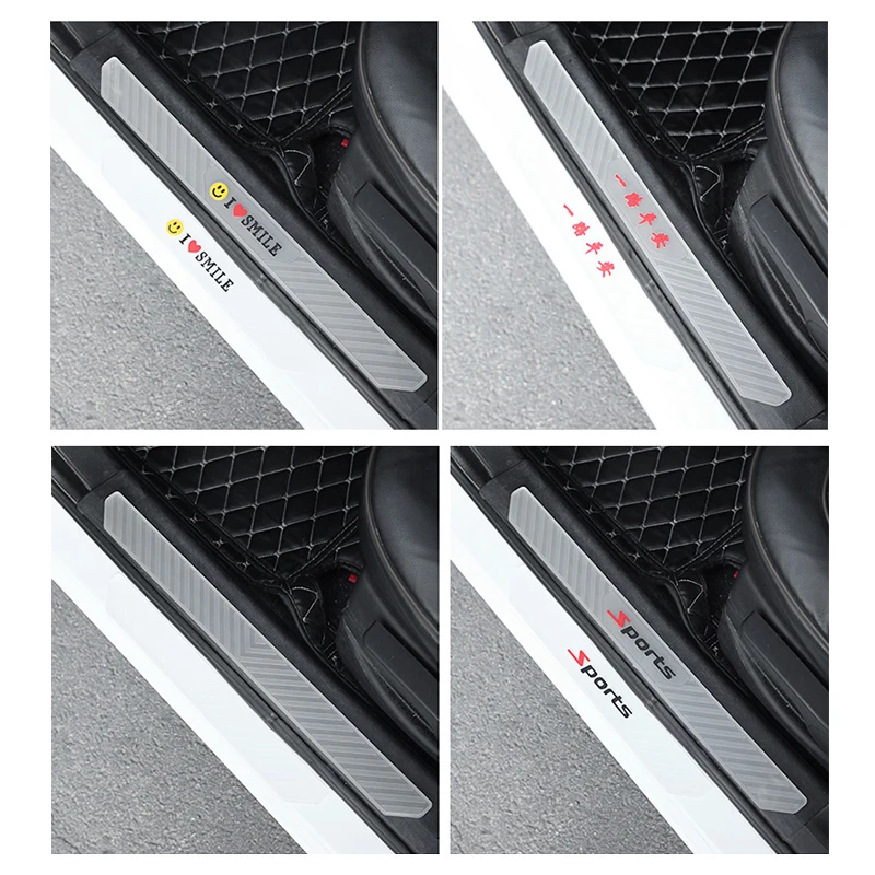 4 шт. защитная лента от царапин на пороги автомобиля | Автомобили и мотоциклы