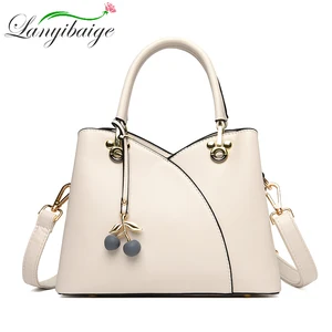 2021 hot sale pu leather messenger bag ladies brand stitching designer bag large capacity handbag exquisite pendant shoulder bag free global shipping