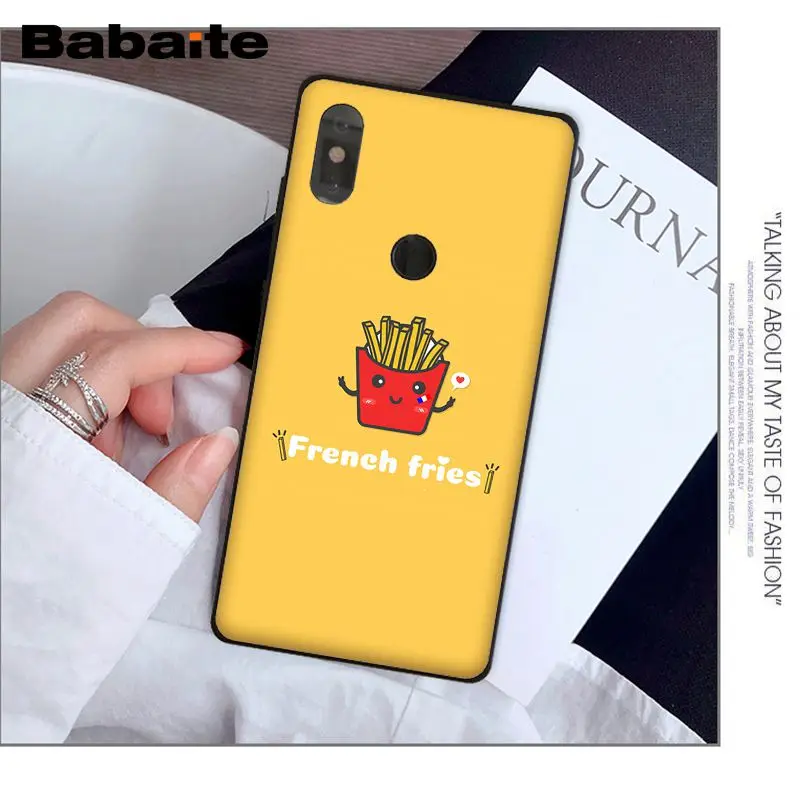 A15 Babaite BFF лучшие друзья бургер и картофель фри чехол для телефона оболочка для Red mi 5 plus Note 5 Xuiao mi 8 8SE 6 mi X 2 2S мобильные чехлы - Цвет: A15
