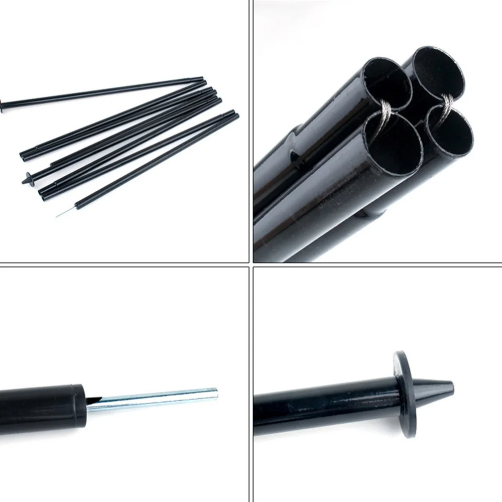 

1 set of 2pcs Tent Supporting Pole Adjustable Tent Holding Pole Tent Bracket