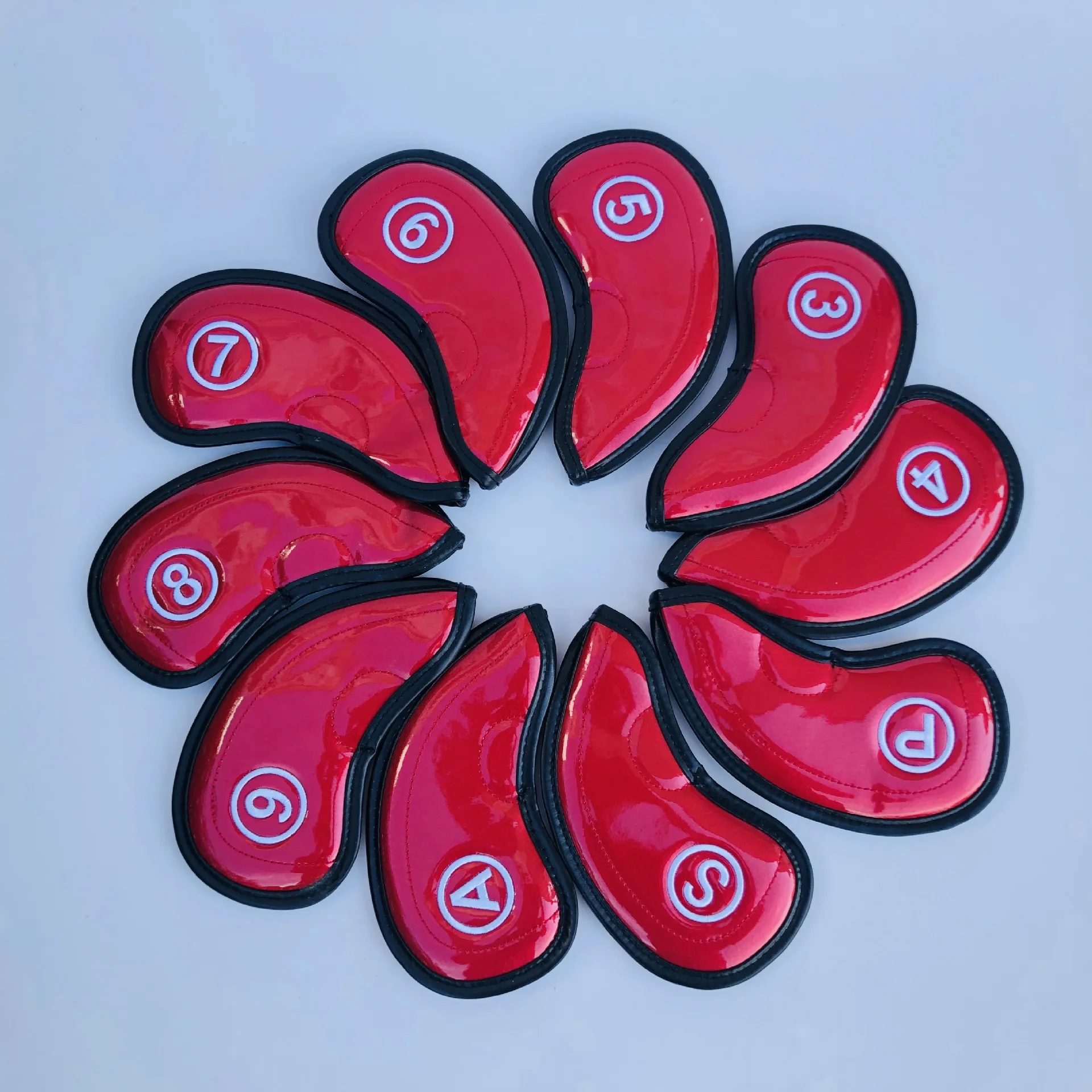 10 шт./партия Чехлы для гольфа из прозрачного полиуретана водостойкие