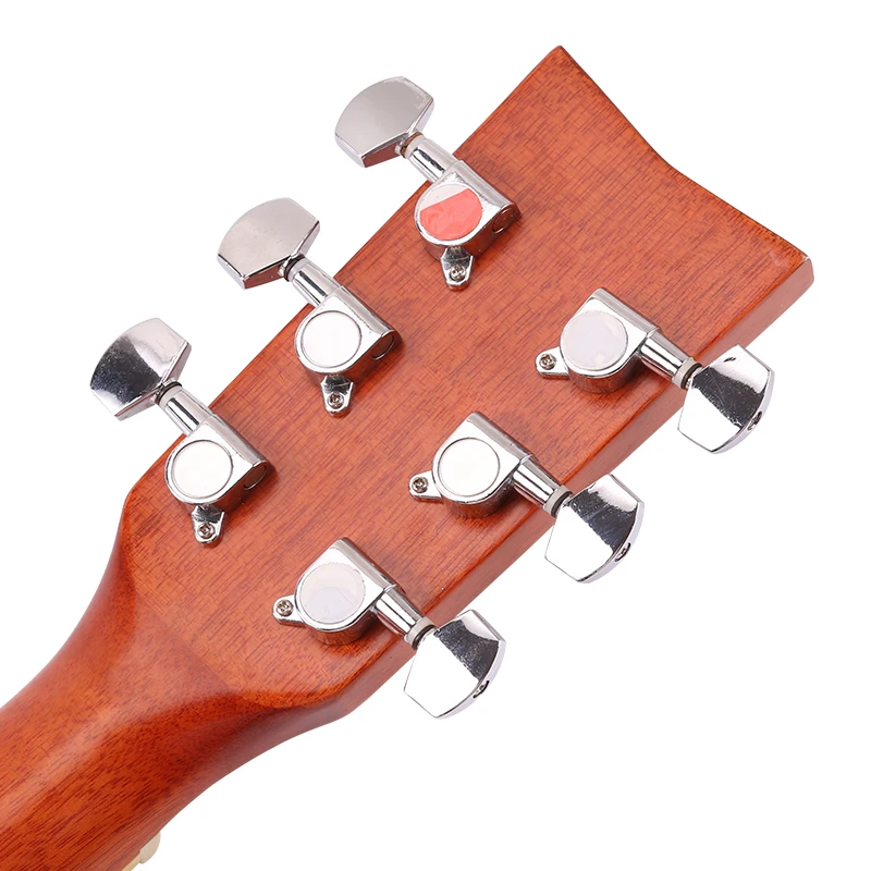 6pcs gitarre tuning keys pegs maschine köpfe diy chrome locking string passt für les paul gitarre tuning schlüssel lpsgtl elektrische