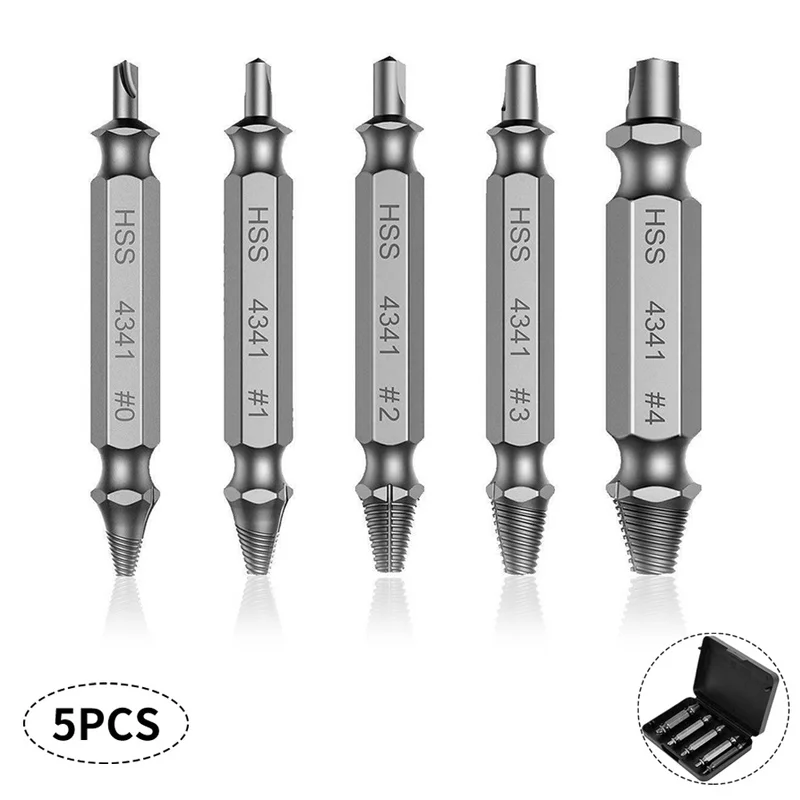5 шт. поврежденный винт сверло для извлечения Набор алмазной Скорость из болт