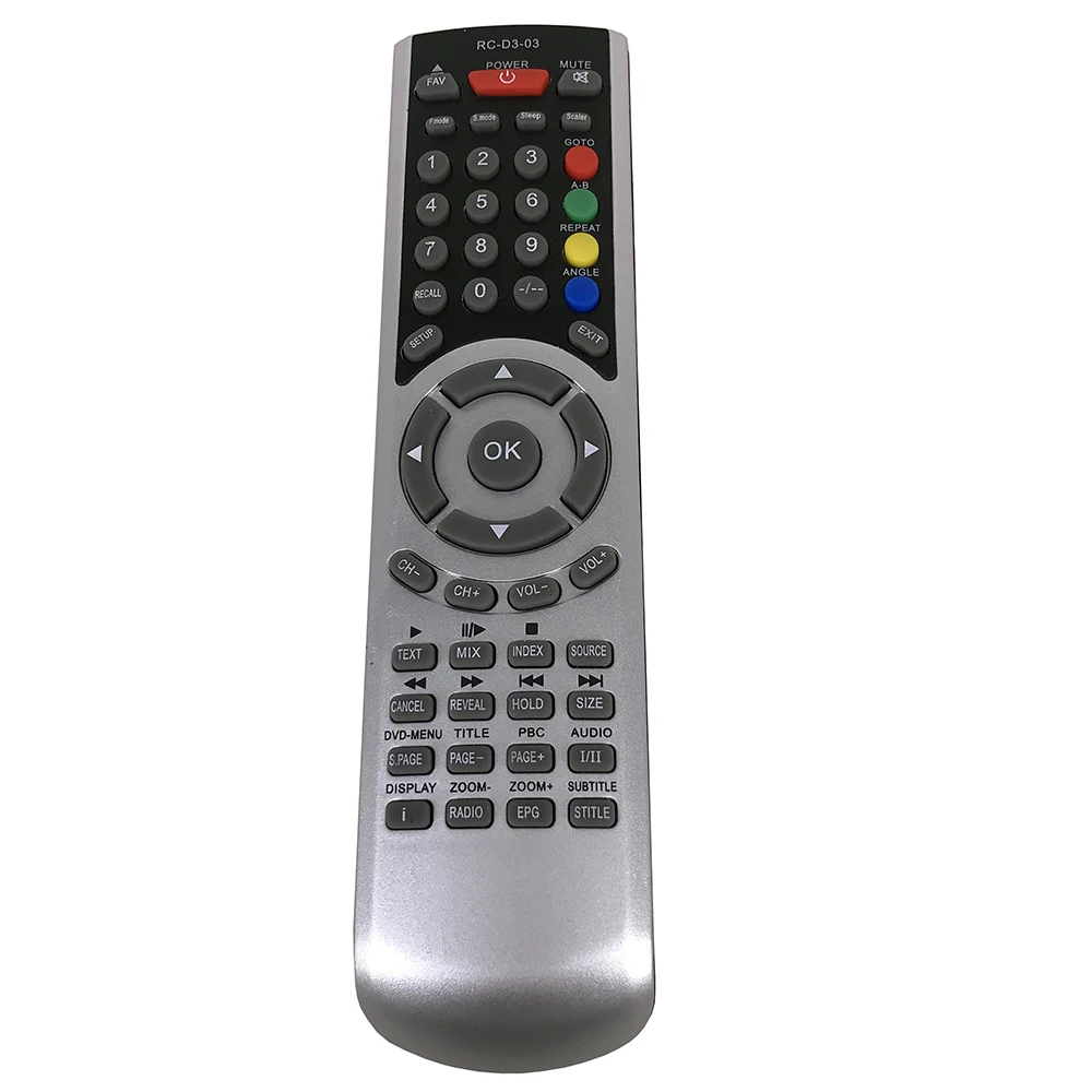 

New RC-D3-03 For TECHNIKA Sencor TV Fit for DVD COMBI Remote Control SLE22F56M4 TVMC1533 TVMC1933 TVMC2233 TVMC223 Fernbedienung