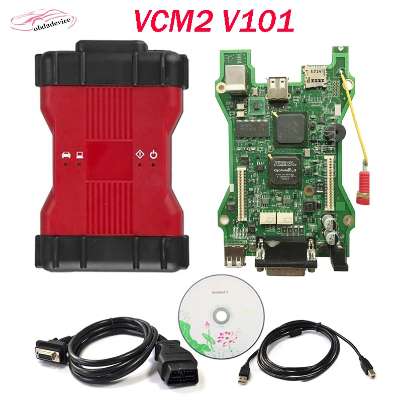 

high Quality A+ VCM 2 IDS Full Chip Diagnostic Tools VCM2 OBD2 Scanner Multi language VCMII IDS for Frd /M-azda