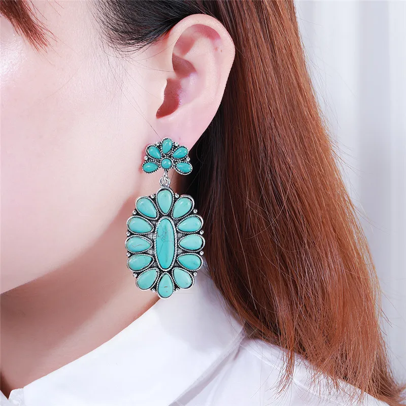 Винтажные серьги-гвоздики геометрические серьги для женщин европейские